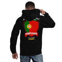 Thumbnail for Sweat à capuche Portugal bleu marine - Je ne suis pas parfait je suis Portugais