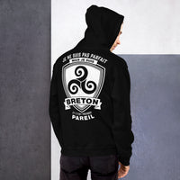 Thumbnail for Sweat à capuche Bretagne - Je ne suis pas parfait je suis Breton dos