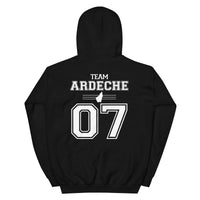 Thumbnail for Sweat à capuche Ardèche 07 - design élégant face