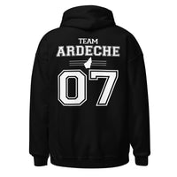Thumbnail for Sweat à capuche Ardèche 07 - style moderne dos