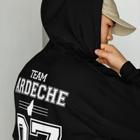 Thumbnail for Sweat à capuche Ardèche 07 - look tendance face