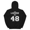 Sweat à capuche Lozère 48 - design classique face