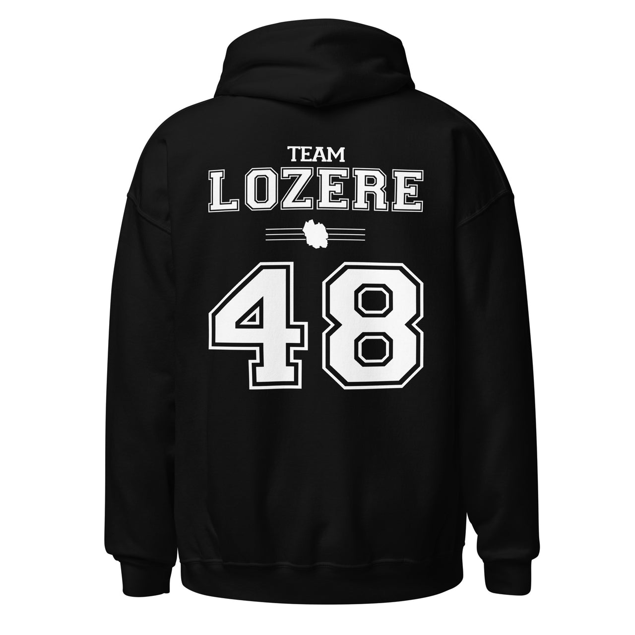 Sweat à capuche Lozère 48 - style élégant face