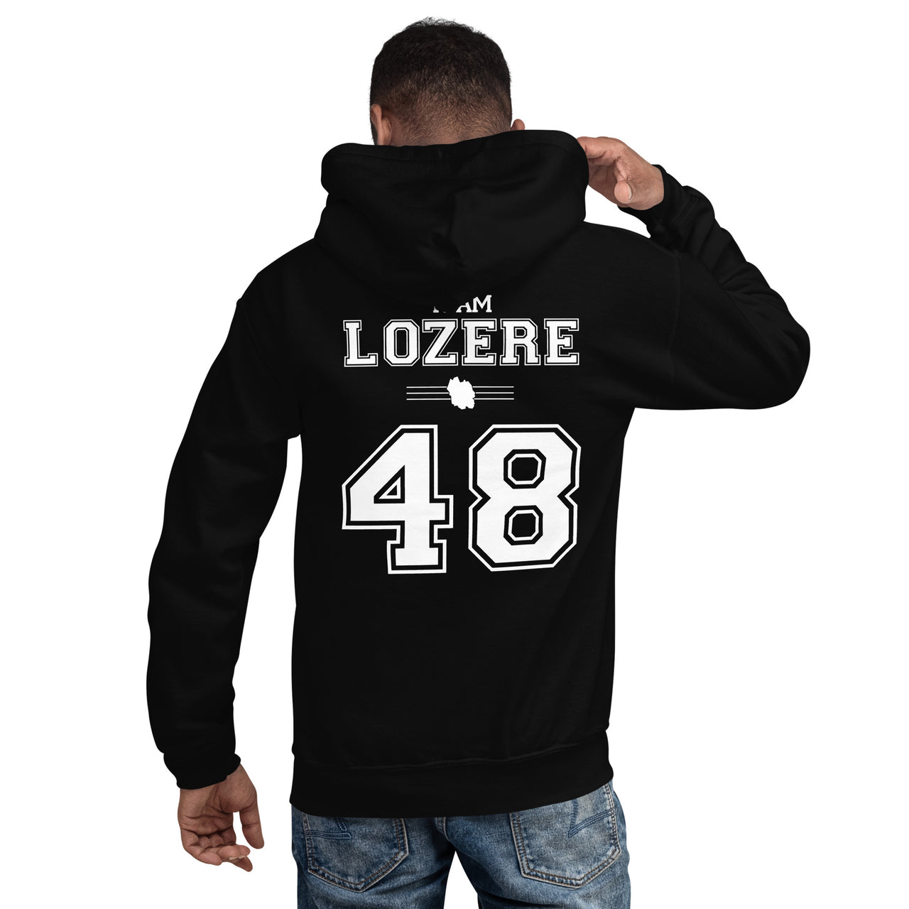 Sweat à capuche Lozère 48 - confort douillet dos