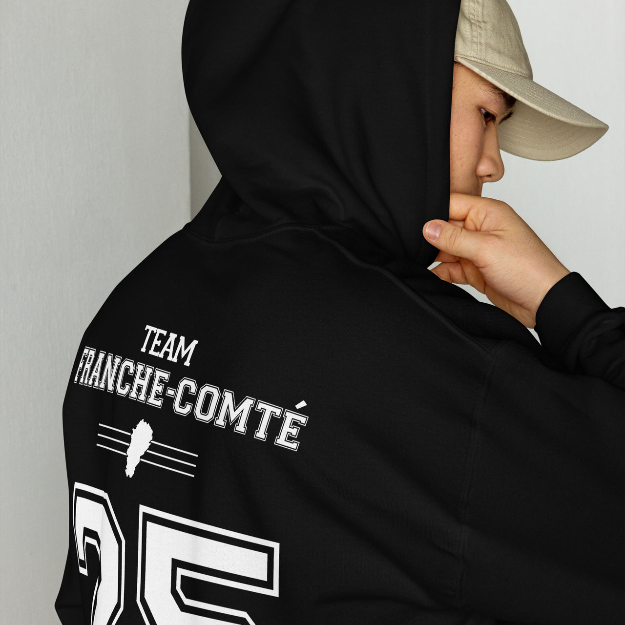 Sweat à capuche Franche-Comté - Douillet et élégant