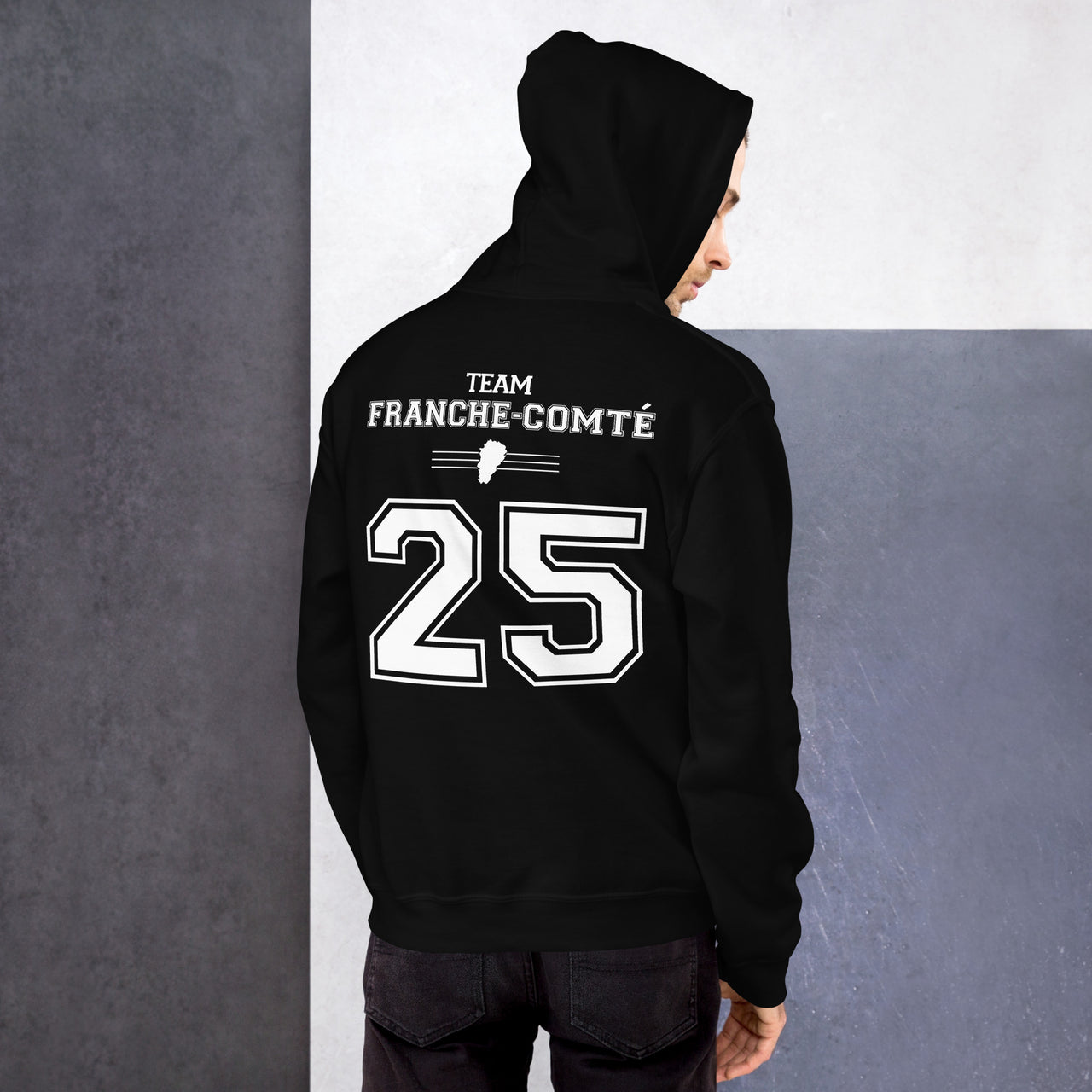 Sweat à capuche Franche-Comté - Douillet et élégant