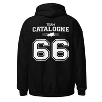 Thumbnail for Sweat à capuche Catalogne bleu marine dos - Douceur des Pyrénées