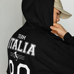 Sweat à capuche Classique Team Italia - avec numéro personnalisable