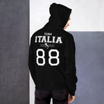 Sweat à capuche Classique Team Italia - avec numéro personnalisable