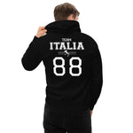 Sweat à capuche Classique Team Italia - avec numéro personnalisable