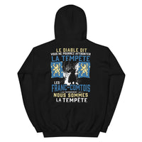 Thumbnail for Sweat à capuche Francs-Comtois noir - La tempête et le diable