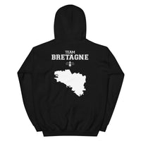 Thumbnail for Sweat à capuche Bretagne noir - Douceur et fierté locale