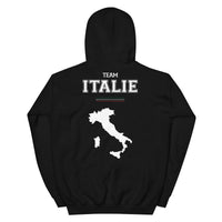 Thumbnail for Sweat à capuche Italie noir - Douceur et fierté locale