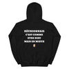 Hoodie Réunionnais c'est comme etre Dieu mais en mieux — Imprime au dos