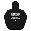 Hoodie Breton c'est comme etre Dieu mais en mieux — Imprime au dos
