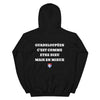 Hoodie Guadeloupéen c'est comme etre Dieu mais en mieux — Imprime au dos