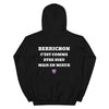 Hoodie Berrichon c'est comme etre Dieu mais en mieux — Imprime au dos