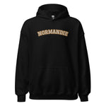 Hoodie brodé NORMANDIE - style universitaire