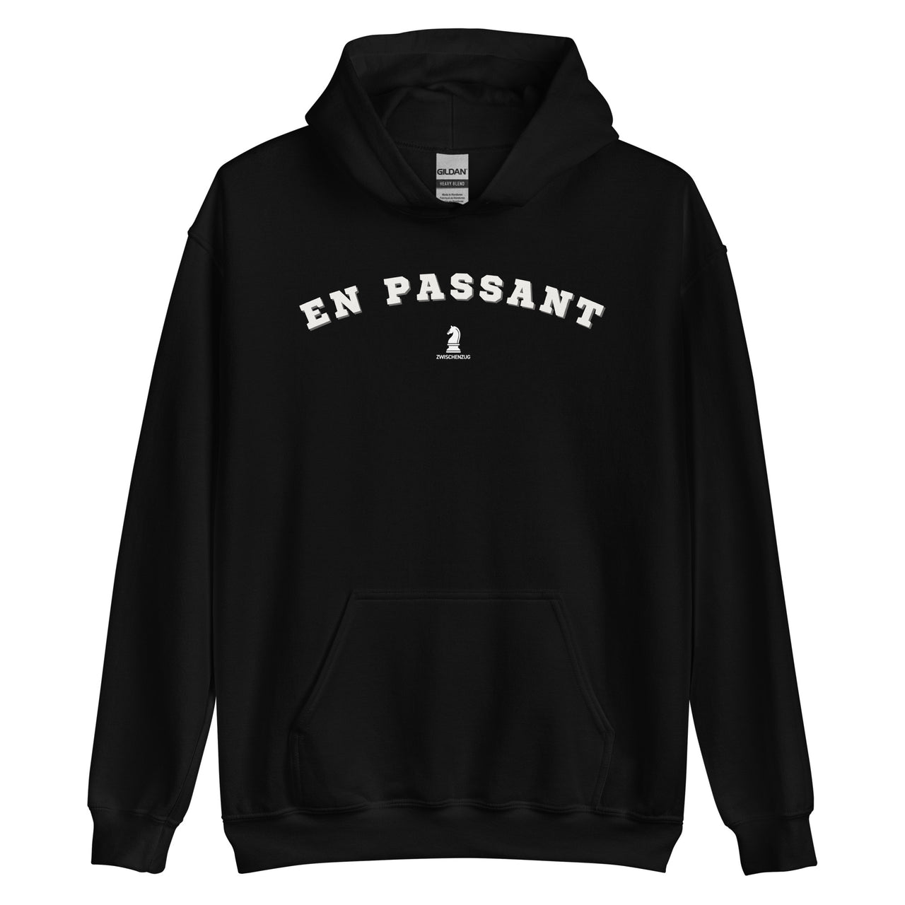 Sweat à capuche Échecs bordeaux - design élégant et douillet