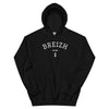 Sweat à capuche Bretagne noir - Breizh Ma bro brodé
