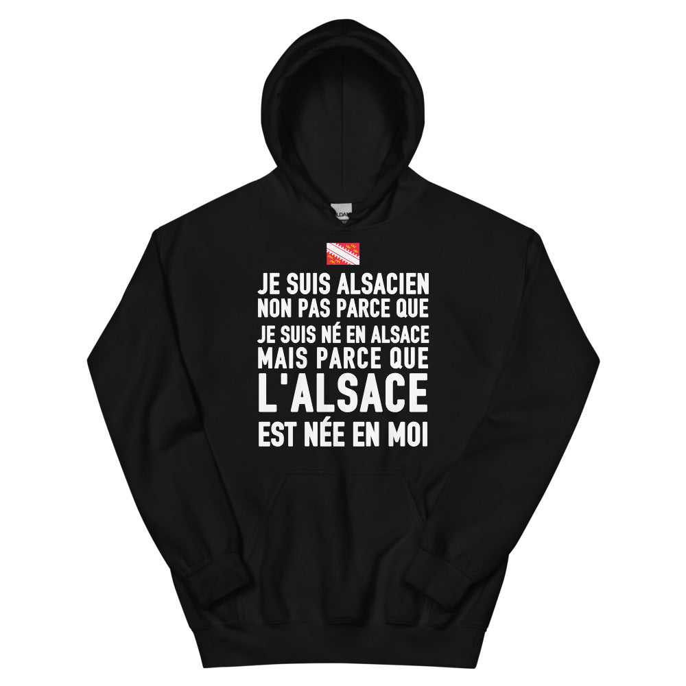 L'Alsace est née en moi - Sweatshirt à capuche