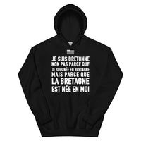 Thumbnail for La Bretagne est née en moi (femme) - Sweatshirt à capuche