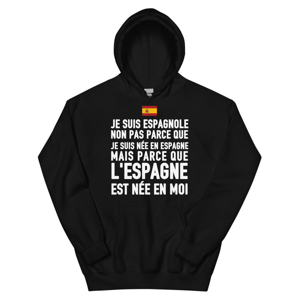 L'Espagne est née en moi (femme) - Sweatshirt à capuche