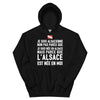 L'Alsace est née en moi (femme) - Sweatshirt à capuche