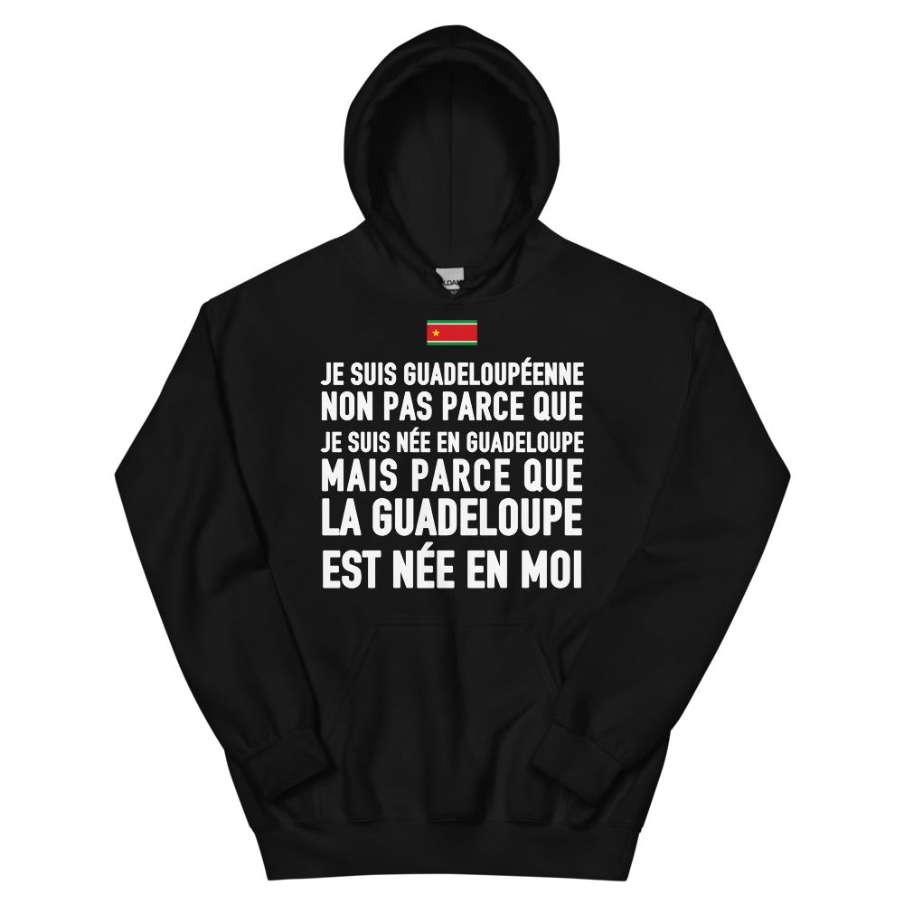 La Guadeloupe est née en moi (femme) - Sweatshirt à capuche