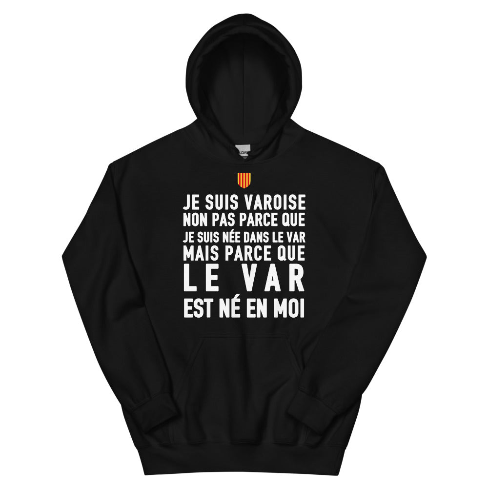Le Var est né en moi (femme) - Sweatshirt à capuche