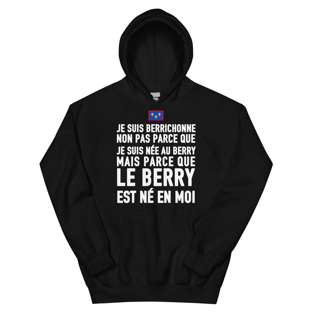Le Berry est né en moi (femme) - Sweatshirt à capuche
