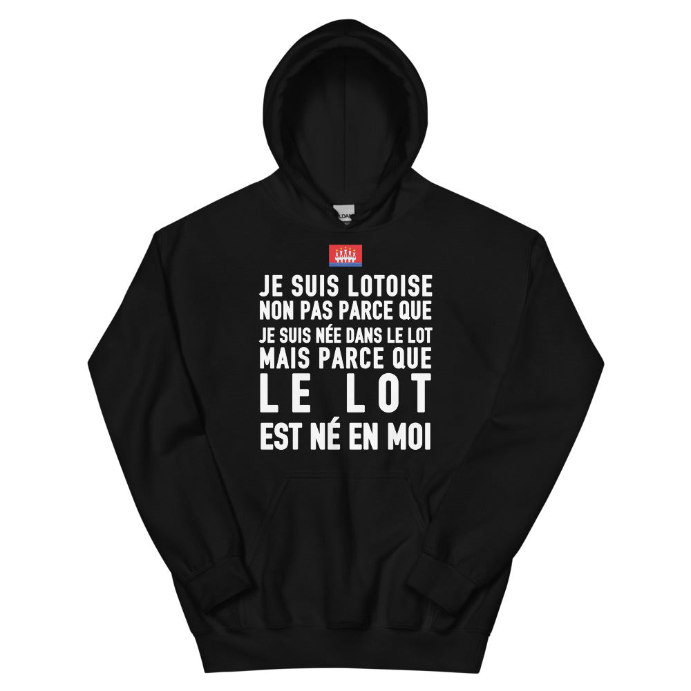 Le Lot est né en moi (femme) - Sweatshirt à capuche