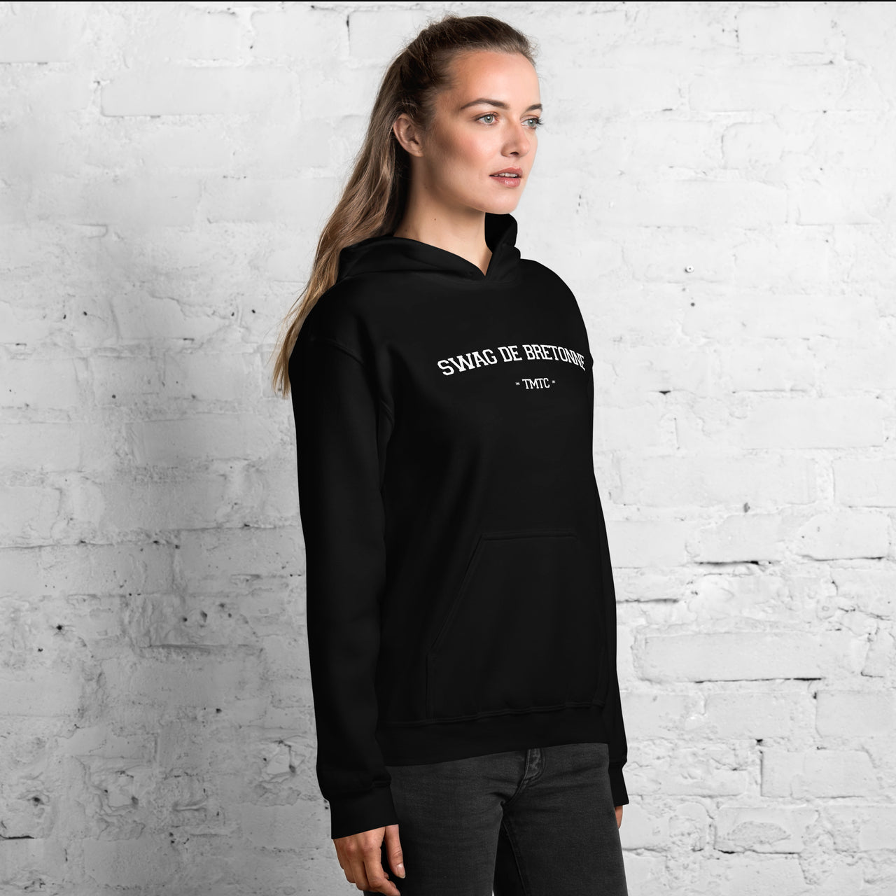 Sweat à capuche Bretagne vert militaire - Douillet et swag pour tous