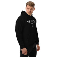 Thumbnail for Sweat à capuche Bretagne noir dos - Breizh Ma bro brodé
