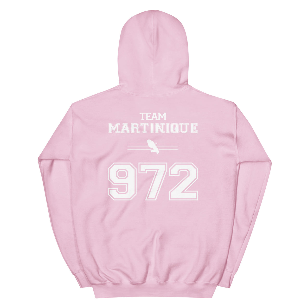 Sweat à capuche Martinique 972 chocolat noir - Douceur et fierté locale