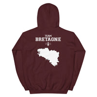 Thumbnail for Sweat à capuche Bretagne bleu marine - Douceur et fierté locale