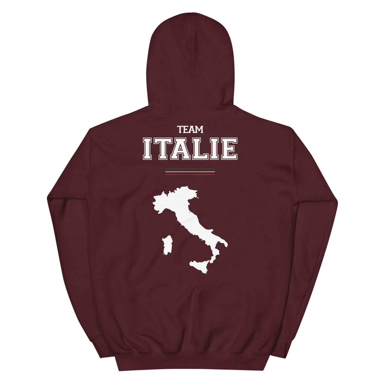 Sweat à capuche Italie bleu marine - Douceur et fierté locale