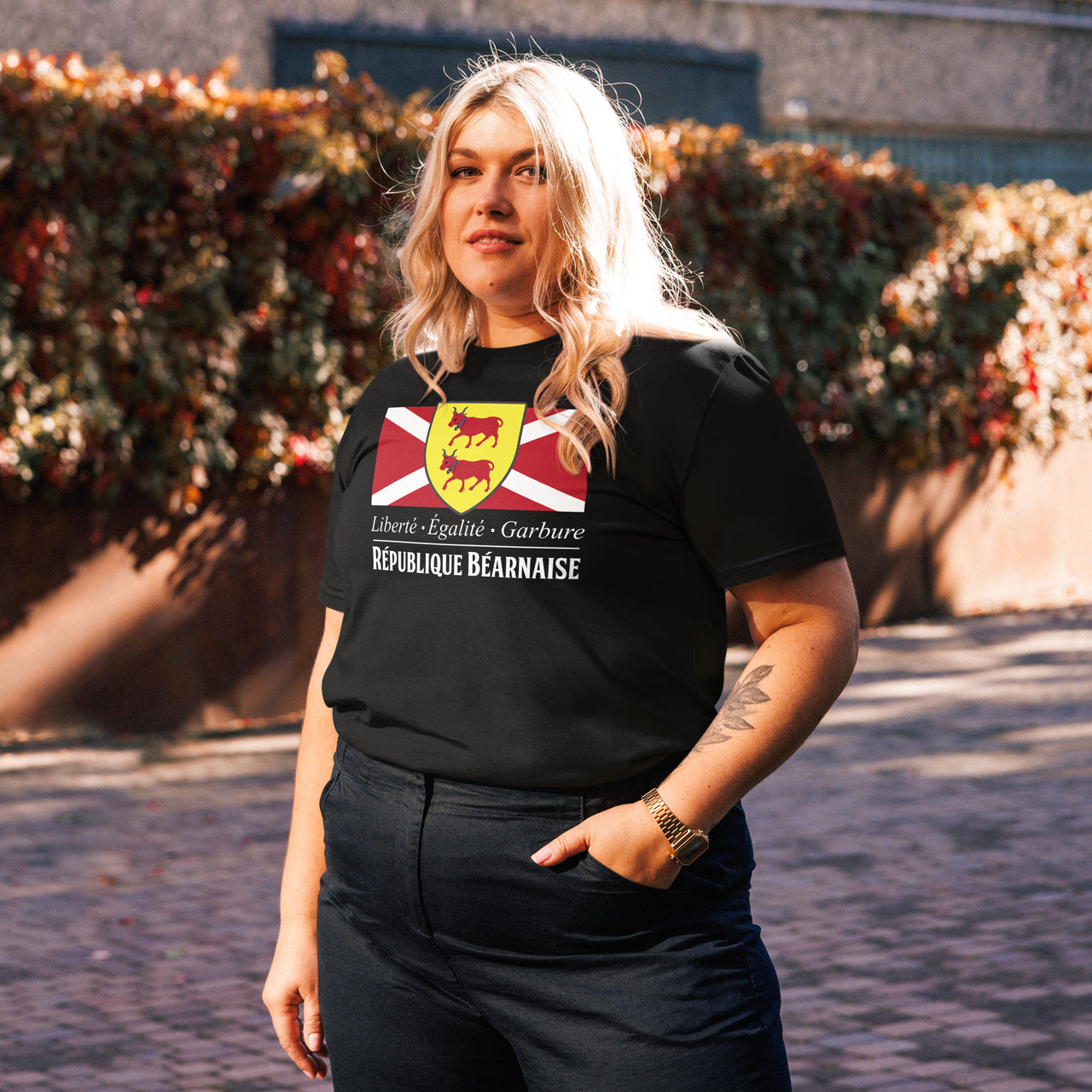 T-shirt Béarnais 5XL dos - Fierté locale en coton bio