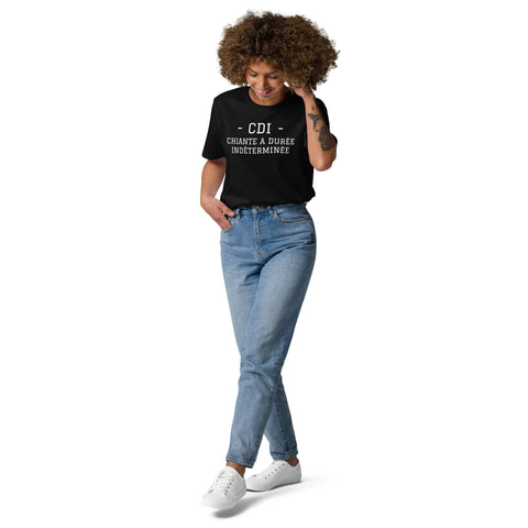 T-shirt humour femme premium - CDI Chiante à durée indéterminée