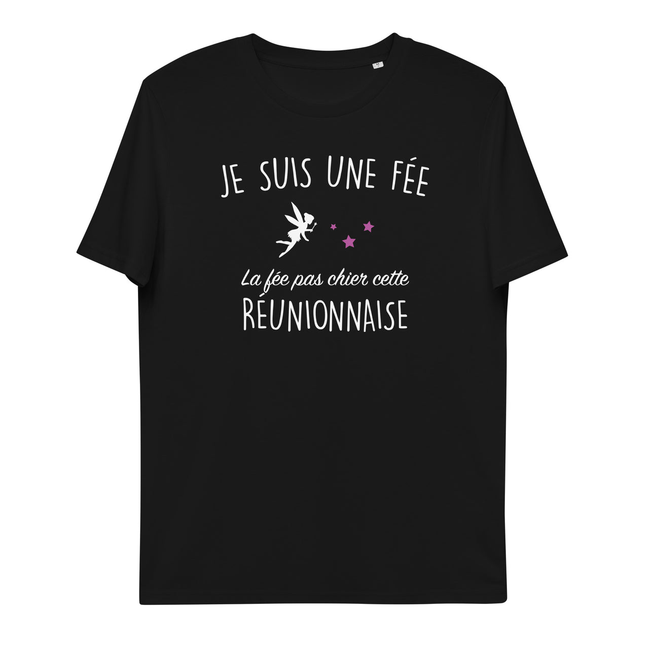 T-shirt Réunion noir - La fée pas chier