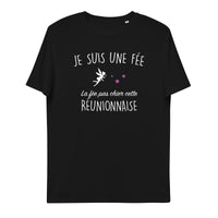 Thumbnail for T-shirt Réunion noir - La fée pas chier