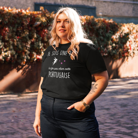 T-shirt en coton biologique La fée pas chier cette Portugaise