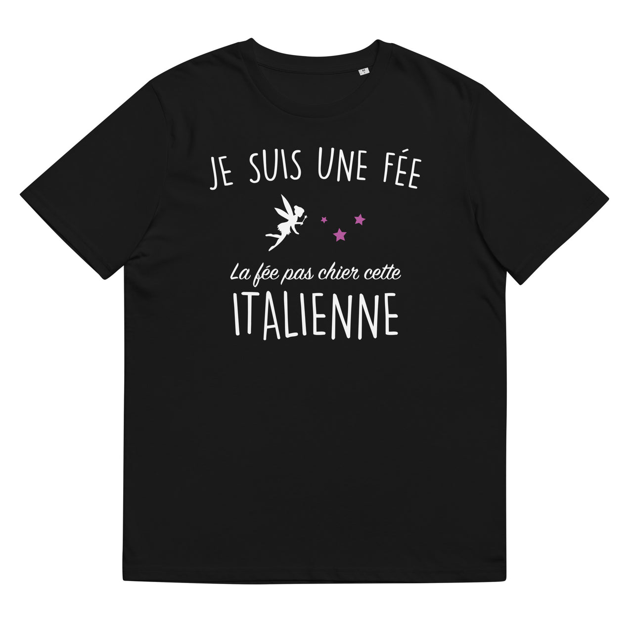 T-shirt Italie noir - La Fée pas chier cette Italienne