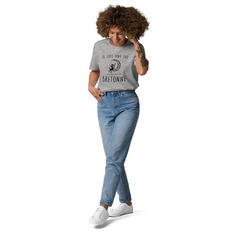 T-shirt cadeau femme Bretonne fée pas chier