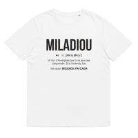 Thumbnail for T-shirt Auvergne noir - Miladiou, un clin d'œil humoristique