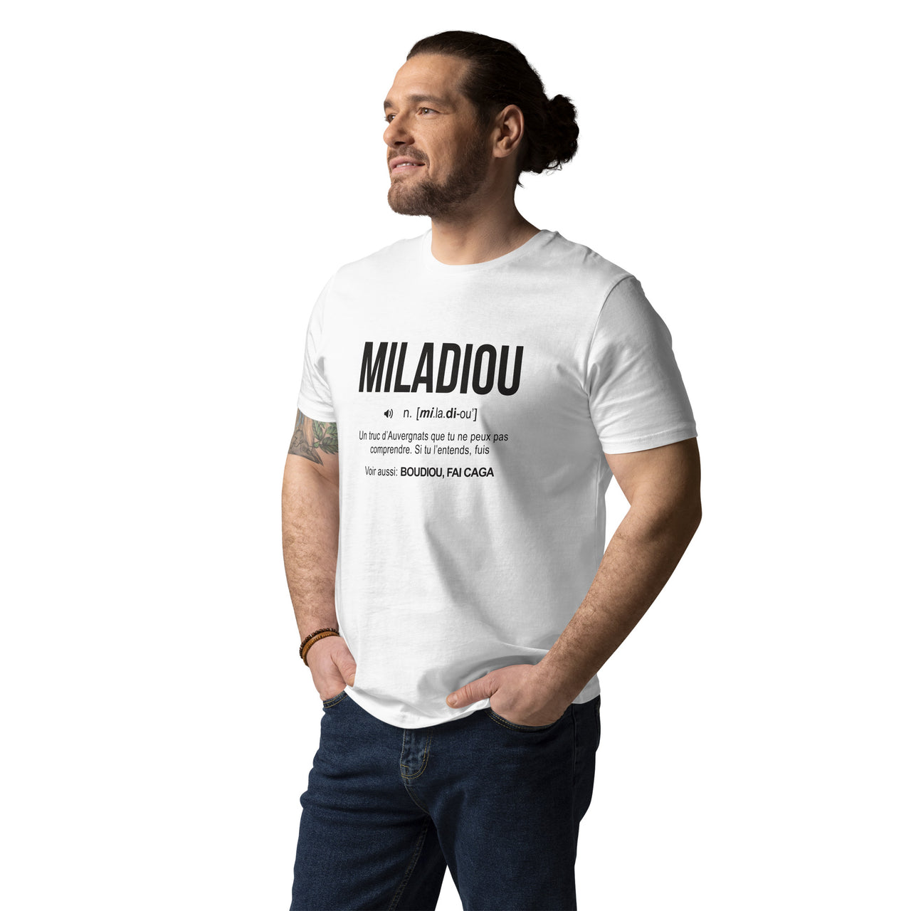 T-shirt Auvergne rouge - Miladiou, un clin d'œil humoristique