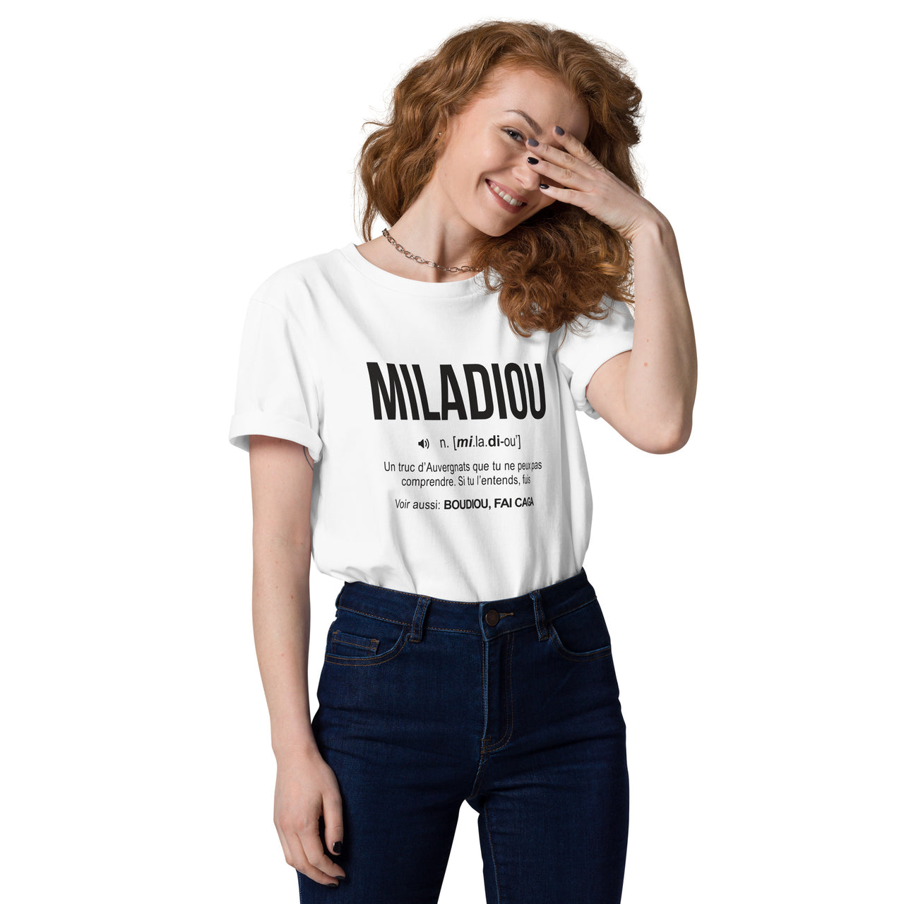 T-shirt Auvergne vert - Miladiou, un clin d'œil humoristique