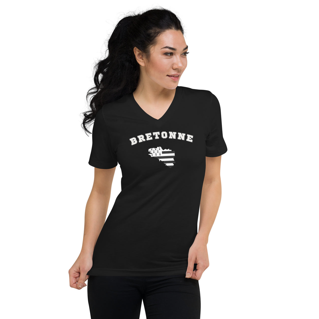 T-shirt Bretagne blanc - Style universitaire intemporel