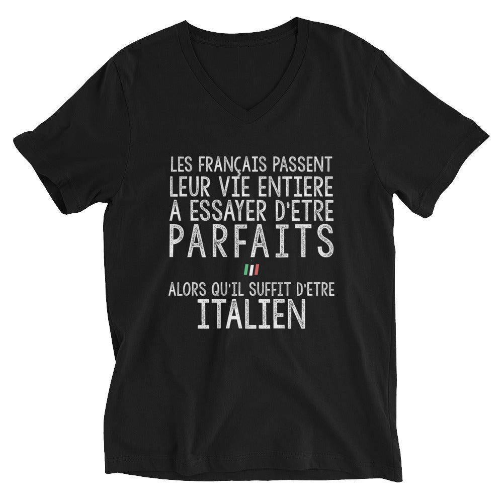 T-shirt Italie - Il suffit d'être Italien - face