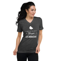 Thumbnail for Pas besoin de Thérapie Abruzzes - Italie - T-shirt col V - Gris Foncé Chiné